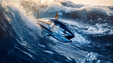 Obraz premium A deep-sea fishing expedition