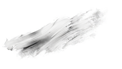 Abstract White Paint Stroke on Black Background