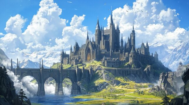 Captivating Visuals: MMORPG Game Environment Art Exploration