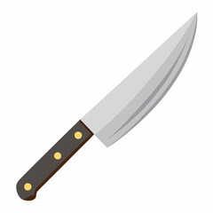 knife on a white background