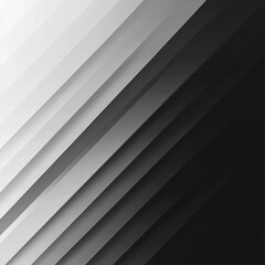 Obraz premium Monochrome grayscale gradient with soft transitions from deep black to crisp white, high-definition, minimalist and modern for corporate branding. 