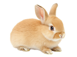 Fototapeta premium Adorable Fluffy Bunny Rabbit Close Up Photo Studio Shot Sweet Young Rabbit Image
