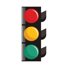 This is a traffic light icon vector art illustration