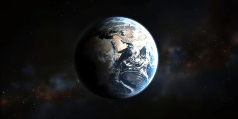Fototapeta premium planet earth in space