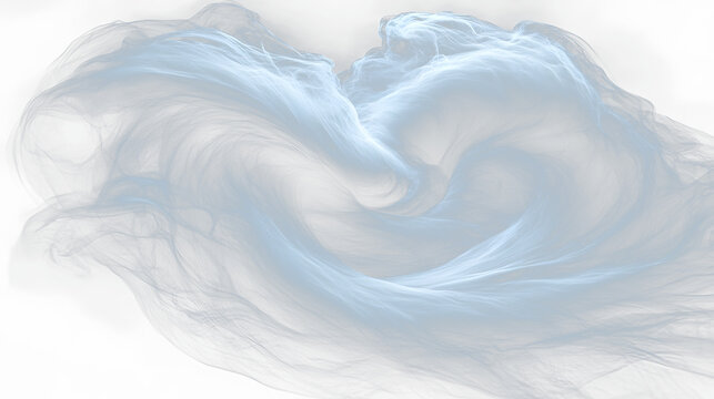 a white heart shaped object on a black background