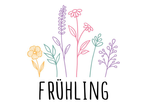 Fr&uuml;hling Blumen Str&auml;ucher