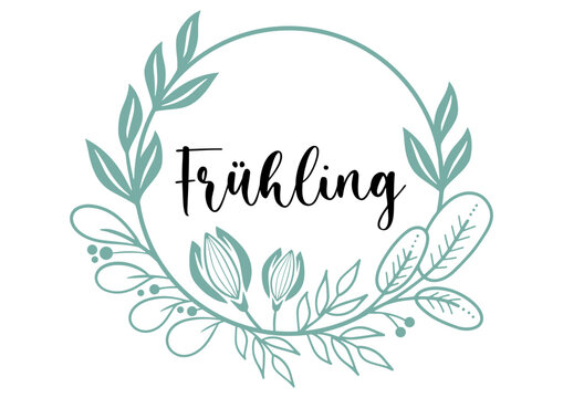 Fr&uuml;hlingskranz Fr&uuml;hling Kranz Blumen