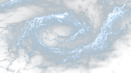 a black and white swirl