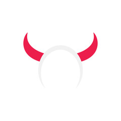 devil horn headband element