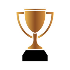 award trophy illustration. golden award trophy illustration