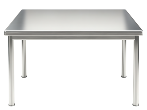 Stainless Steel Table Modern Minimalist Design Interior Furniture