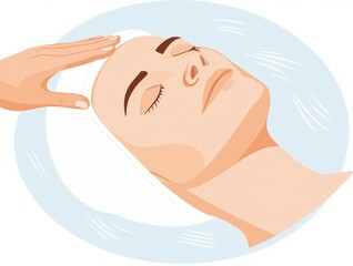 Senior man receiving a relaxing massage in a wellness center of a retirement community, promoting self-care and relaxation