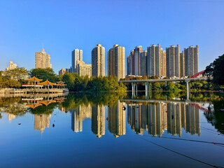 Fototapeta premium A Taste of Shenzhen - Honghu Park