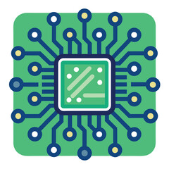 circuit board vector