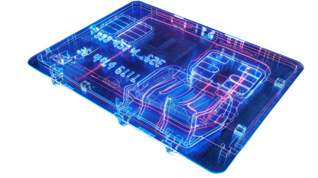 The Inner Workings of a Credit Card: A 3D Holographic View