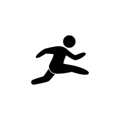 running man silhouette