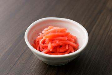 紅生姜　Red pickled ginger