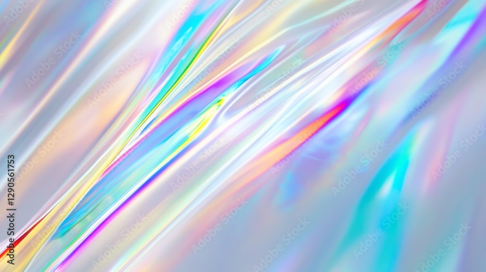 Poster radiant hues flow gracefully against a white backdrop, blending seamlessly to form a stunning displa