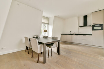 Modern minimalist kitchen interior