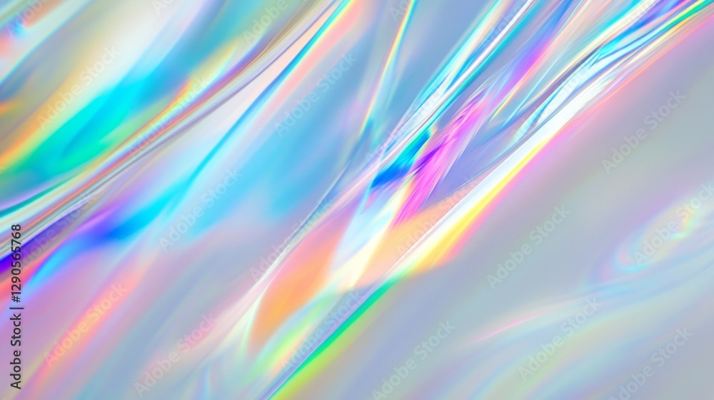 Poster swirls of vivid colors emerge and blend seamlessly on a bright white background, forming enchanting 