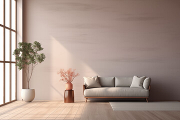 The new living room is modern and beautifully designed generative ai