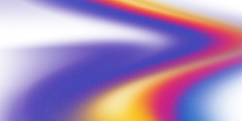 Abstract gradient in blue, yellow and pink colors with a grainy texture on white background. Perfect for banners, posters, headers or cover designs