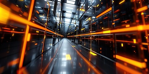 abstract light trails