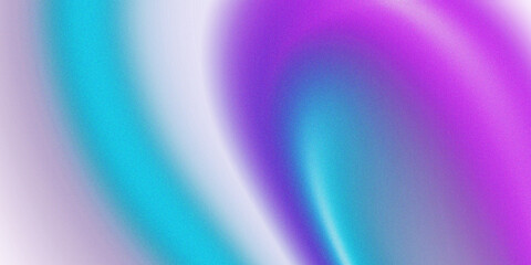 Abstract gradient in purple and turquoise colors with grainy texture on transparent background. Perfect for banners, posters, headers or cover designs