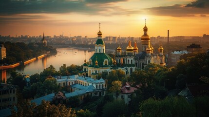 Fototapeta premium Ukraine is a beautiful, majestic and fertile land, real photos