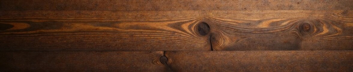 Obraz premium Horizontal, dark walnut, rich color, strong grain, wood, wall, design