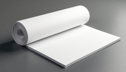 Neatly folded continuous stationery sheets, ready for use , pad, simple
