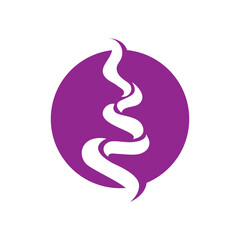 Obraz premium Abstract spiral icon on white background for graphic and web design.