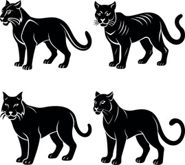 Download Wildcat Silhouette Vector High-Resolution & Easy to Use.