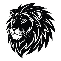 King of the Jungle Lion Silhouette