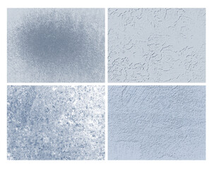 Fototapeta premium Texture of gray-blue concrete wall.