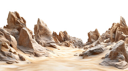 mountain landscape with snow