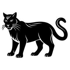 Download Wildcat Silhouette Vector Icon.