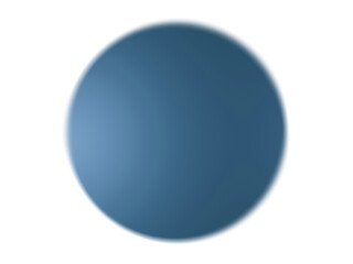 シンプルな境界をぼかしたグラデーションカラーの球体。背景透過。