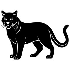 Download Wildcat Silhouette Vector Icon.