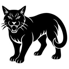 Download Wildcat Silhouette Vector Icon.