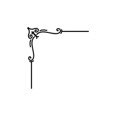 Classic Ornament Corner Border