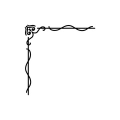 Classic Ornament Corner Border