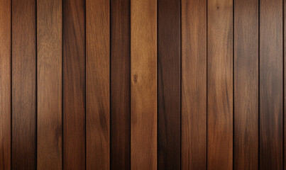 Obraz premium Rich dark oak wood paneling creates warm and inviting atmosphere, perfect for modern interiors. smooth texture and natural grain enhance any space beautifully