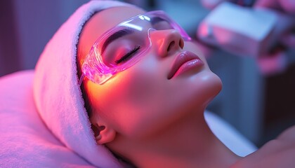 Woman Face Treatment, Beauty Salon, Relaxing