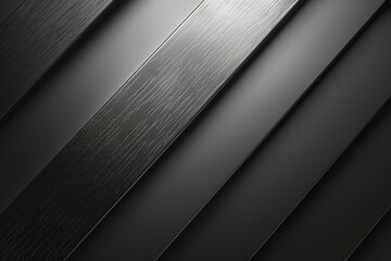 Obraz premium Abstract black wooden texture with sleek lines and subtle sheen.