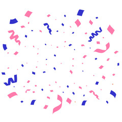 Confetti icon vector. Holiday illustration sign. Event symbol or logo.