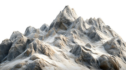 mountain in the snow