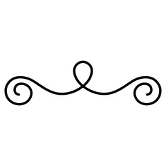 Decorative icon vector. Ornaments elements illustration sign. Decorative elements symbol or logo.