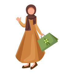 Ramadan Shopping Illustration