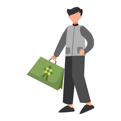 Ramadan Shopping Illustration